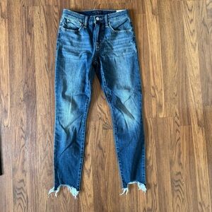 Lucky Brand Blue Frayed Hem Women's Jeans